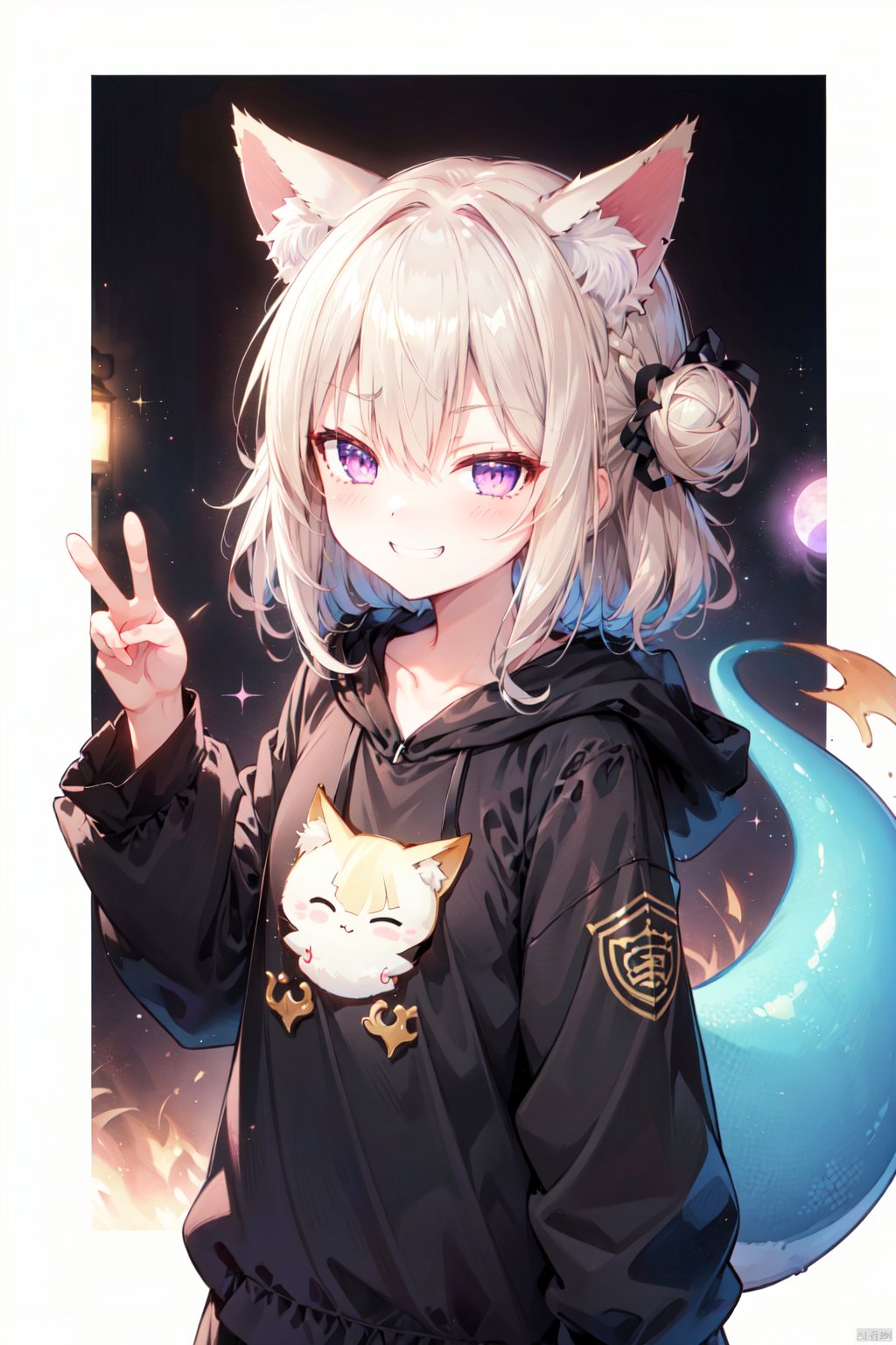 medium-B,  kemomimi-chan_(naga_u),  1girl by ya on Tensor.Art