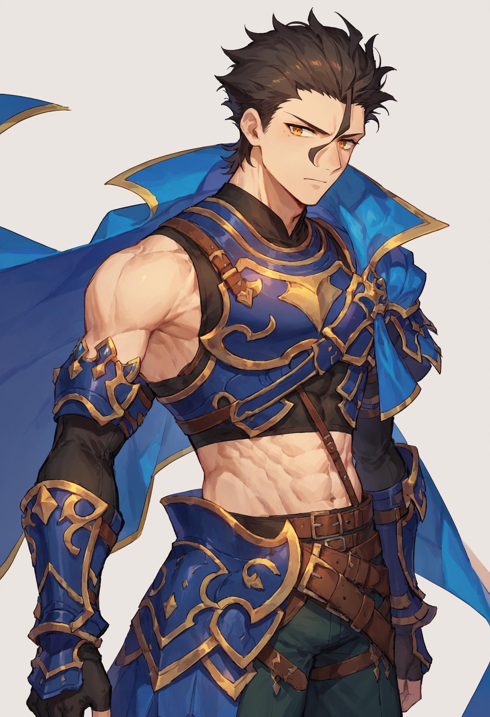 score_9_up score_8_up score_7_up,  source_anime,  1boy solo diarmuid saber by Akiseki on Tensor.Art
