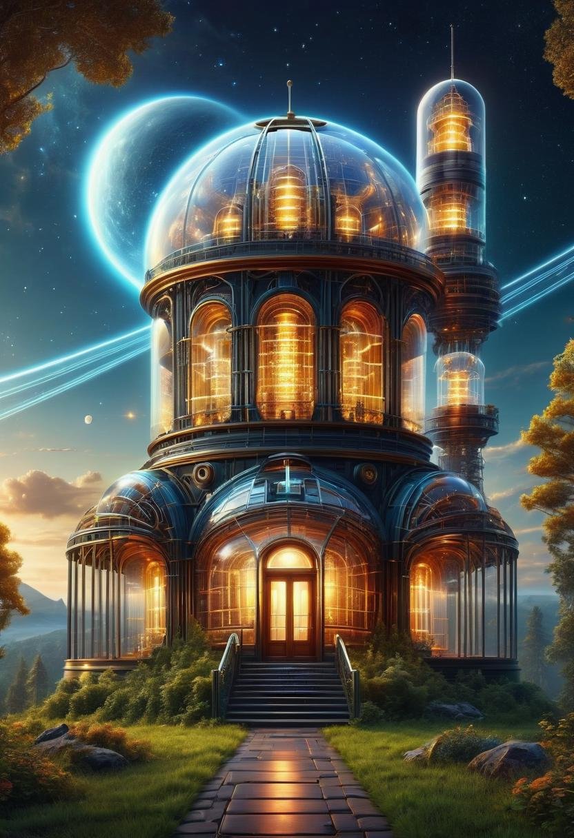 DonMN1x137ub35XL  hyper detailed masterpiece, dynamic realistic digital art, awesome quality,poorly lit surroundings,restful overlook,meandering astronomical observatory crepuscular rays,dejà vu, pollutive,cultural preservation ,  <lora:DonMN1x137ub35XL:1>