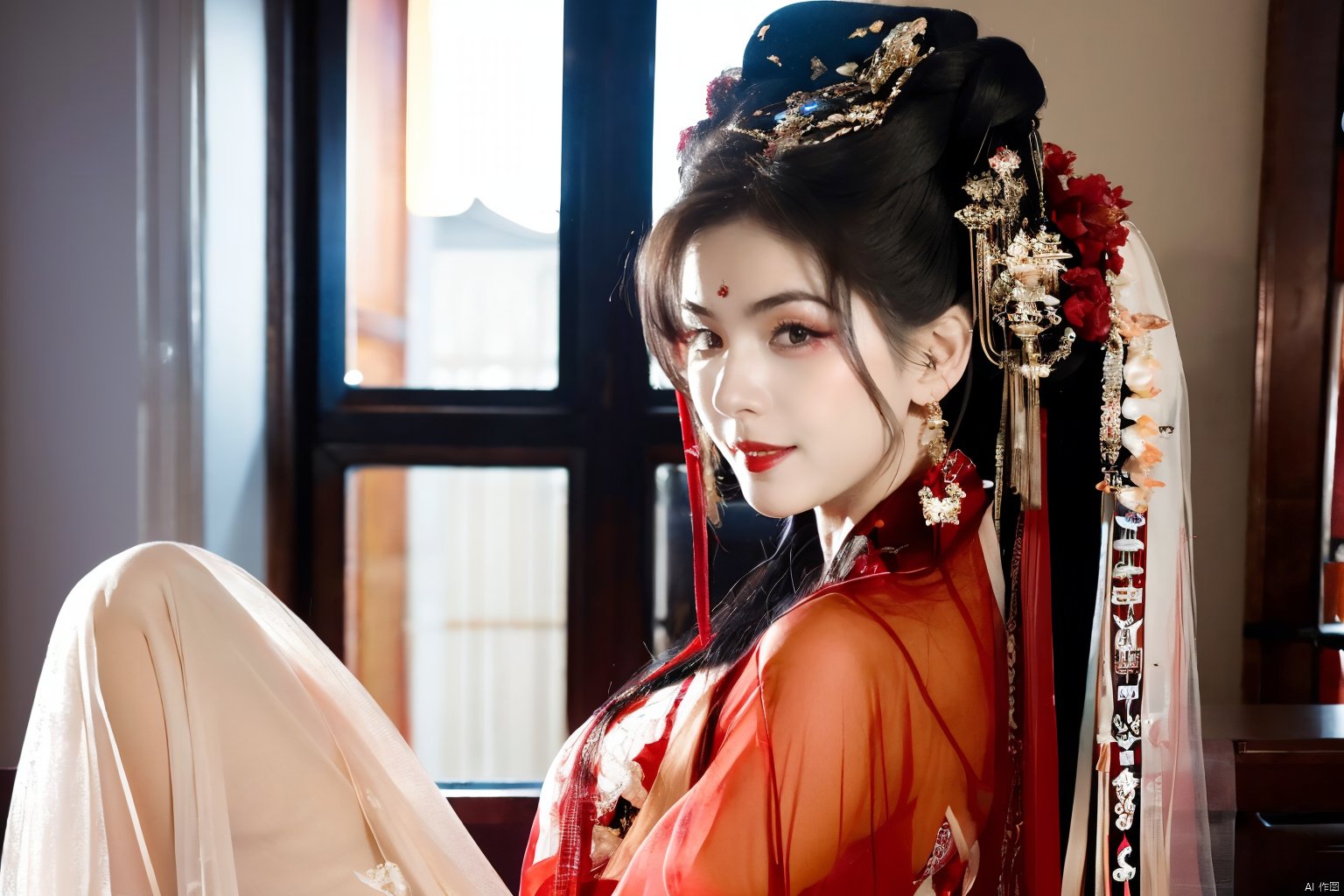 1girl,  photorealistic,  masterpiece by 银河落九州 on Tensor.Art