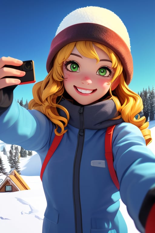 Selfie shot Beautiful brunette with blonde highlights takes a selfie photo, complete body, im gebirge, wearing a winter ski outfit ,im winter schnee urlaub,al fresco, wirkliches Leben nature, Highly detailed, 22 Jahre alt, Unschuldiges Gesicht, Natural wavy hair, blaue Augen, high resolution, Meisterwerk, best quality, Komplizierte hohe Detailgenauigkeit, Highly detailed, Scharfer Fokus, Detaillierter Skin, realistic skin Textur, Textur, Detaillierte Augen, Professionell, 4K, charming smile, aufgenommen mit Canon, 85mm, light depth of field, Kodak Vision Farbe, Perfectly fitting body , Extrem detailliert, Fotografie_\(Ultra\), fotorealistisch, realistisch, Nachbearbeitung, Maximale Details, Rauhigkeit, wirkliches Leben, shot on Kodak Gold 400
