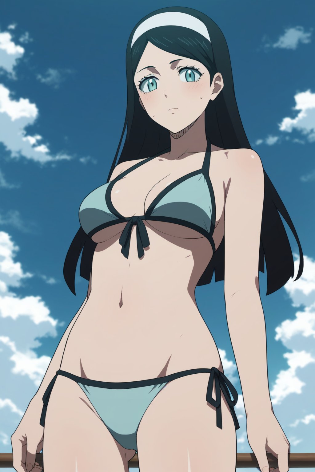 score_9, score_8_up, score_7_up, score_6_up, score_5_up, score_4_up, BREAK, source_anime,1girl,lily_aquaria,bikini,