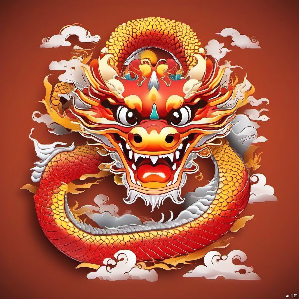 Chinese Dragon,  dragon by 新月照澄湾 on Tensor.Art