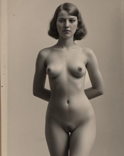 Archive photo,  1862,  vintage nude by KimHose on Tensor.Art