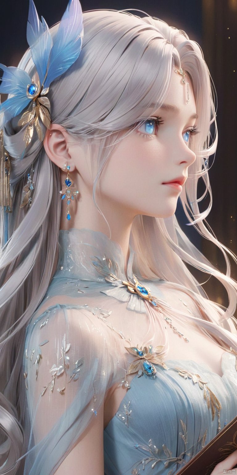 1girl,  solo,  long hair by 新月照澄湾 on Tensor.Art