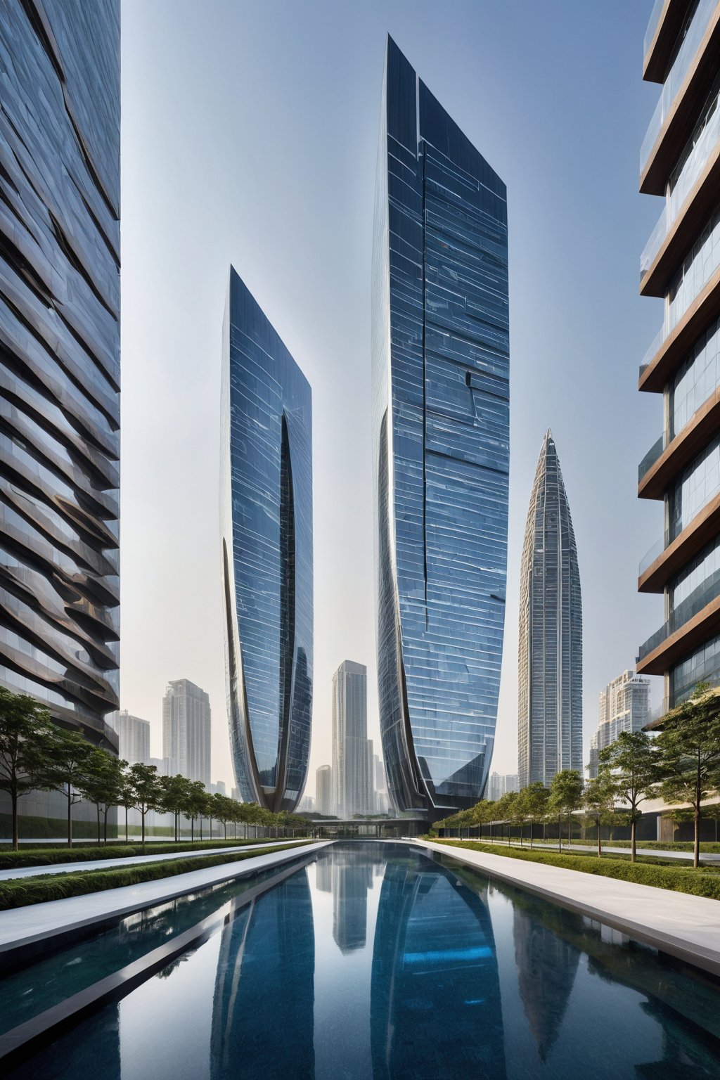 score_9, score_8_up, score_7_up, score_6_up, score_5_up, score_4_up, Indoor, contemporary high-rise, futuristic design elements, urban landscape, innovative construction, reflective glass, skyline feature



