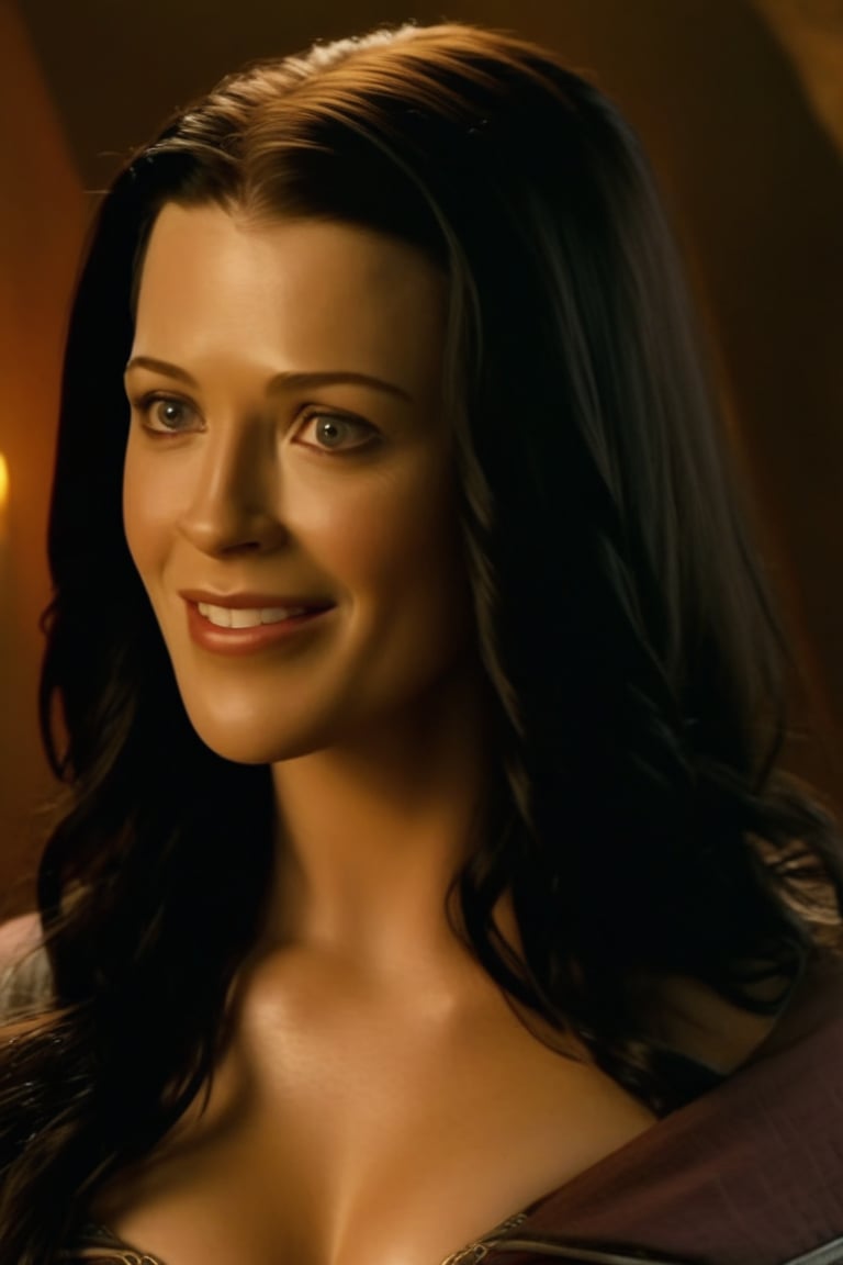 Kahlan Amnell from Legend of the Seeker TV Show,  kahlanlots,  smile by xCYNICx on Tensor.Art