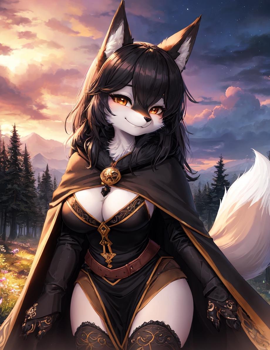 beautiful nigh sky,  female,  curve body by NeatNess! on Tensor.Art