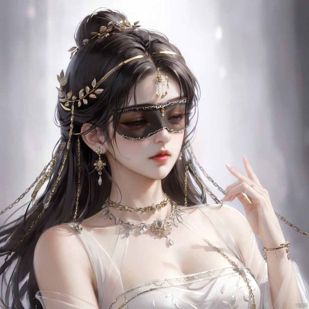 1girl,  solo,  long hair by 新月照澄湾 on Tensor.Art