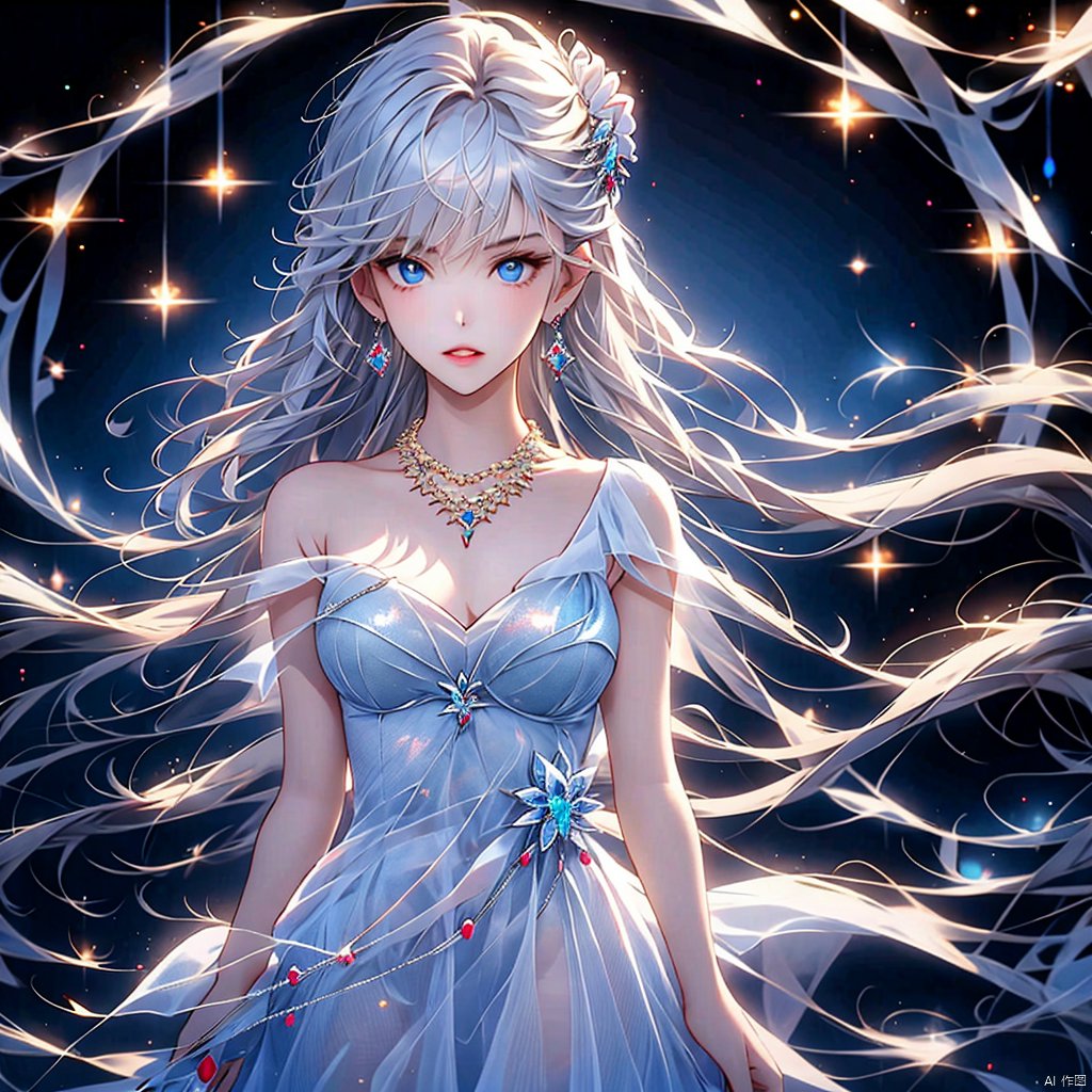1girl,  solo,  long hair by 新月照澄湾 on Tensor.Art