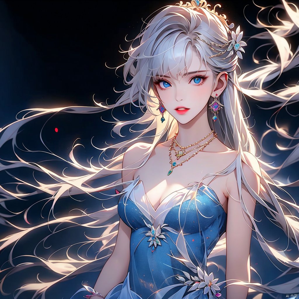 1girl,  solo,  long hair by 新月照澄湾 on Tensor.Art