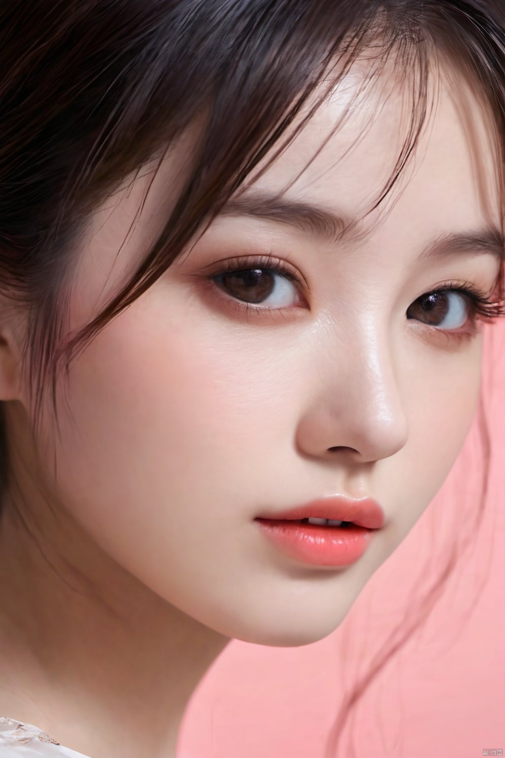 1girl,facial close-up,skin texture,(best quality),((masterpiece)),(highres),original,rich details,perfect picture,8K,wallpaper,