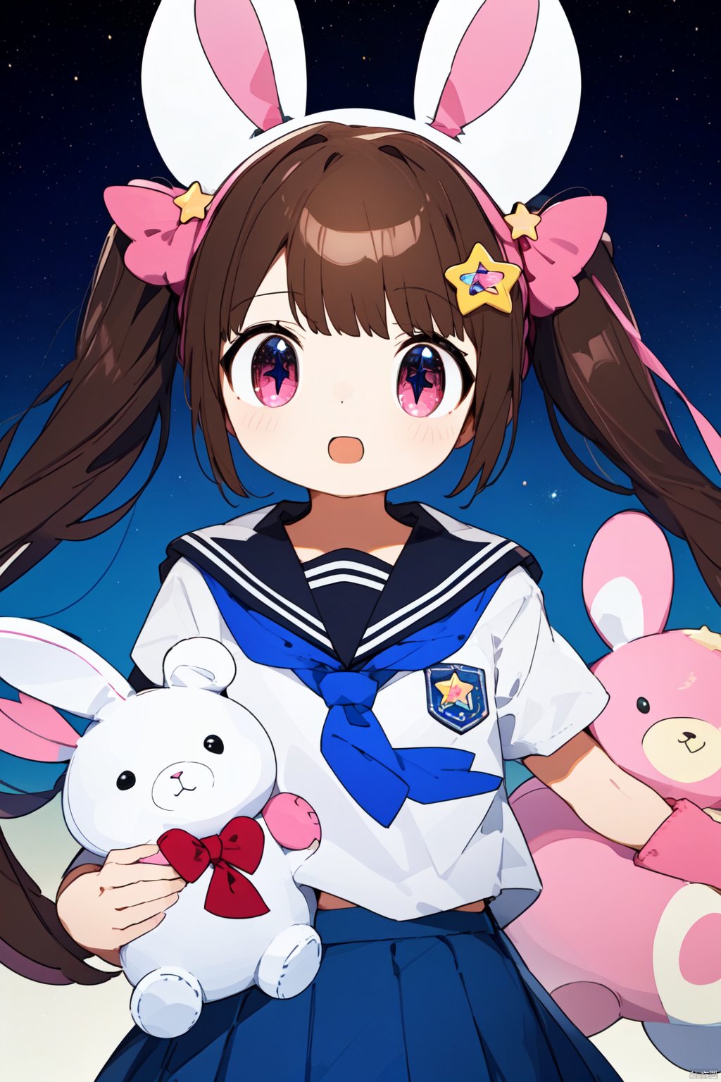 1girl,  blue_sailor_collar,  blue_skirt by 叫我浅笑大人就好了 on Tensor.Art
