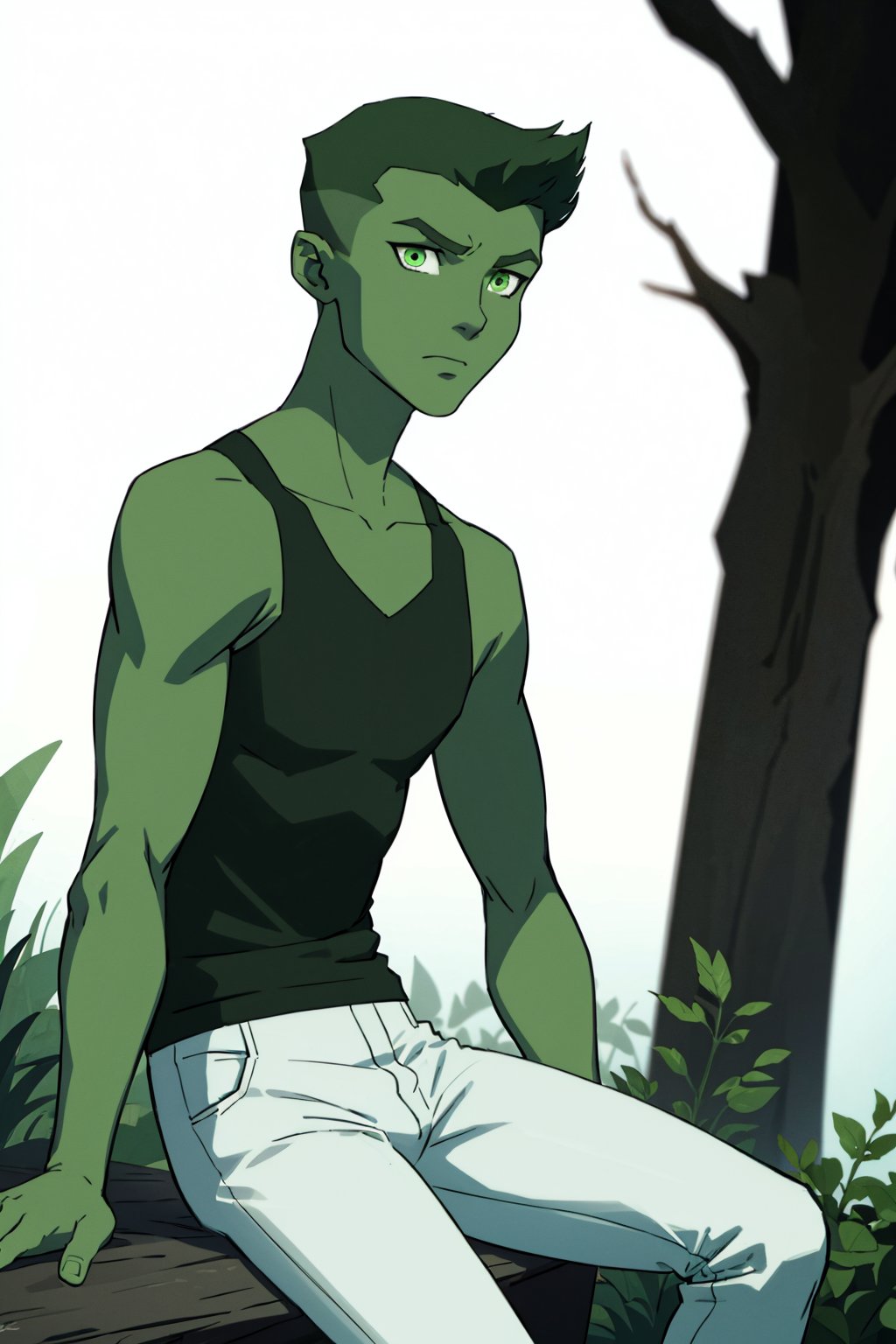 Beast_boy,  1boy,  solo by user_704223368068517208 on Tensor.Art