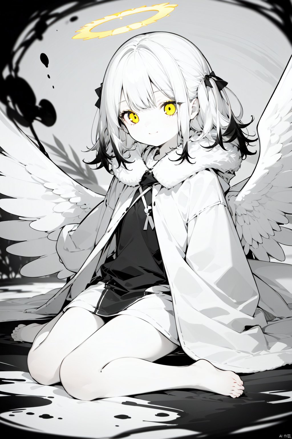 1boy,  1girl,  angel by 叫我浅笑大人就好了 on Tensor.Art