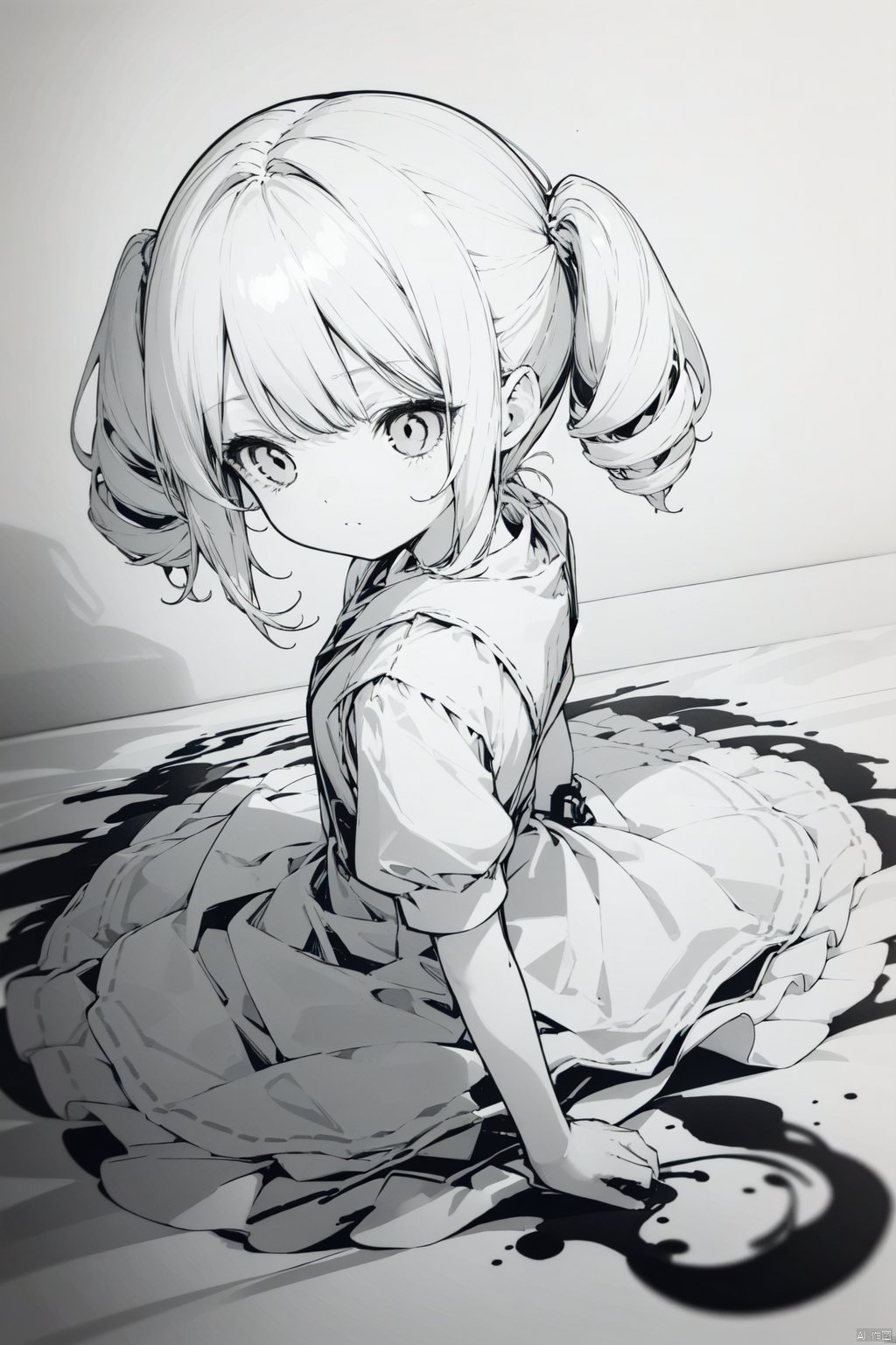 1girl,  dress,  drill_hair by 叫我浅笑大人就好了 on Tensor.Art