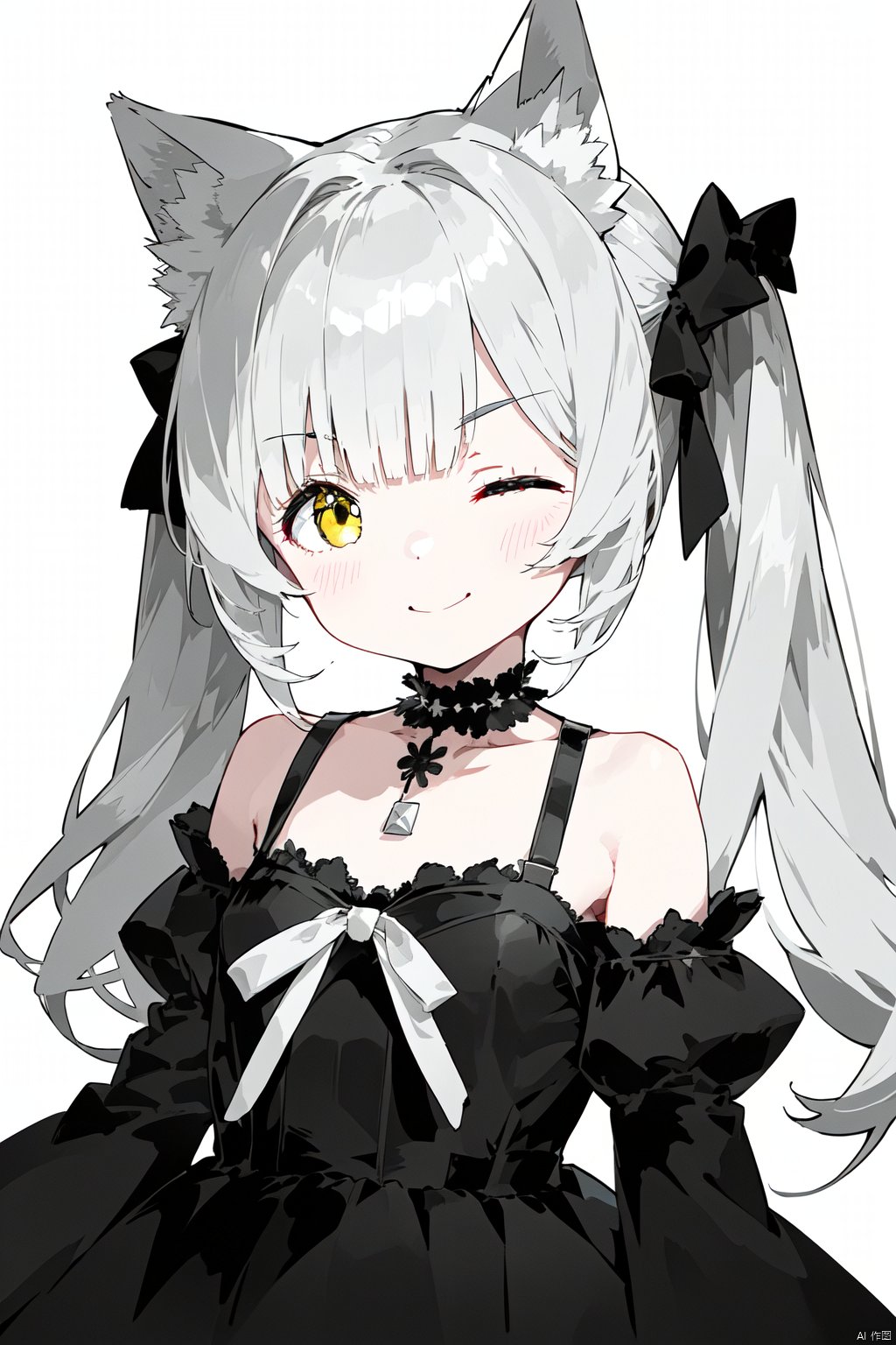 1girl,  solo,  murasaki_shion by 叫我浅笑大人就好了 on Tensor.Art