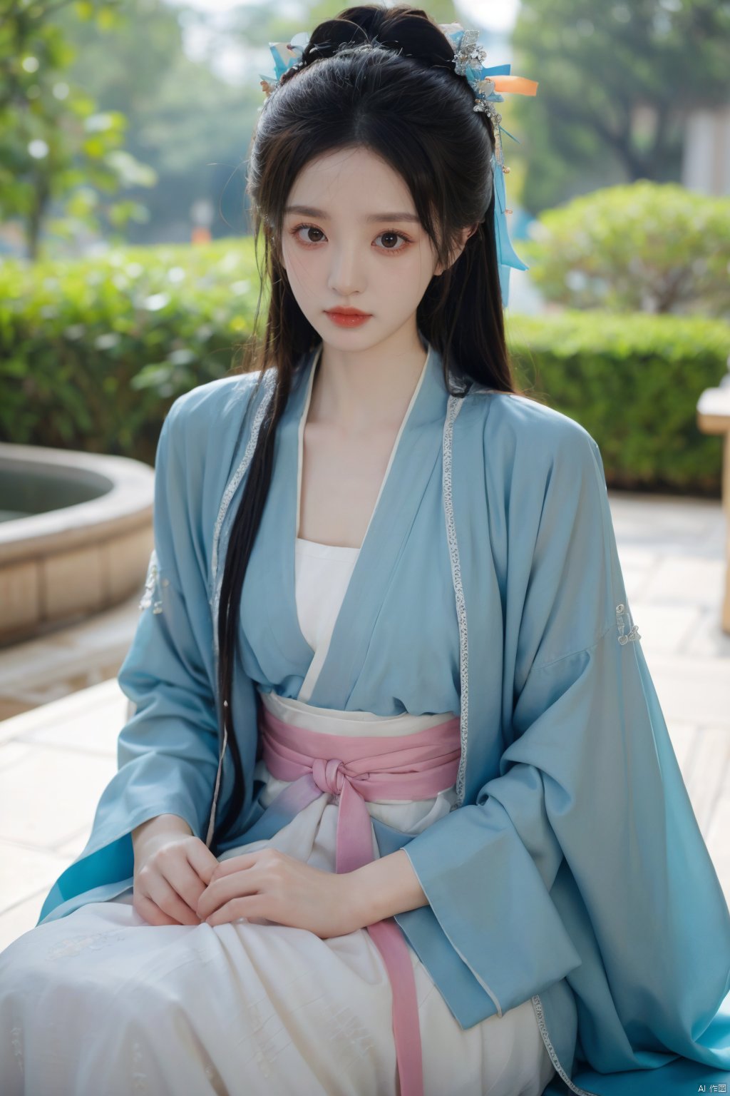 Surrealist beauty photo, hanfu,Xtianxiwei