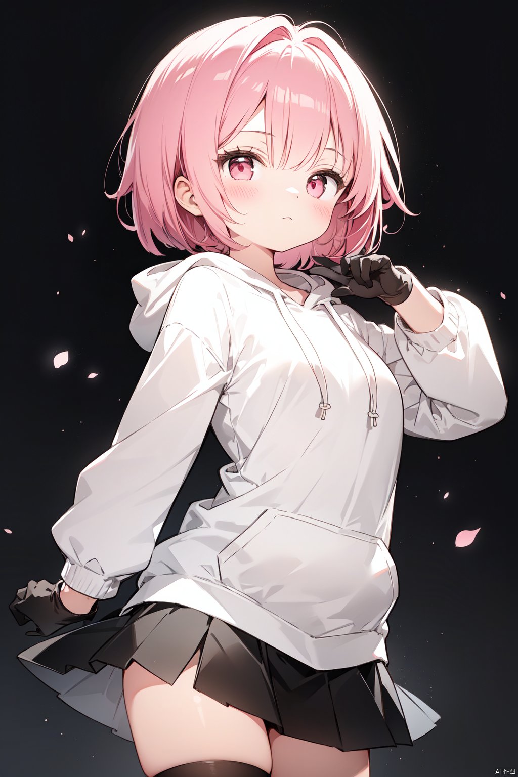 1girl,  aura,  black_background by 叫我浅笑大人就好了 on Tensor.Art