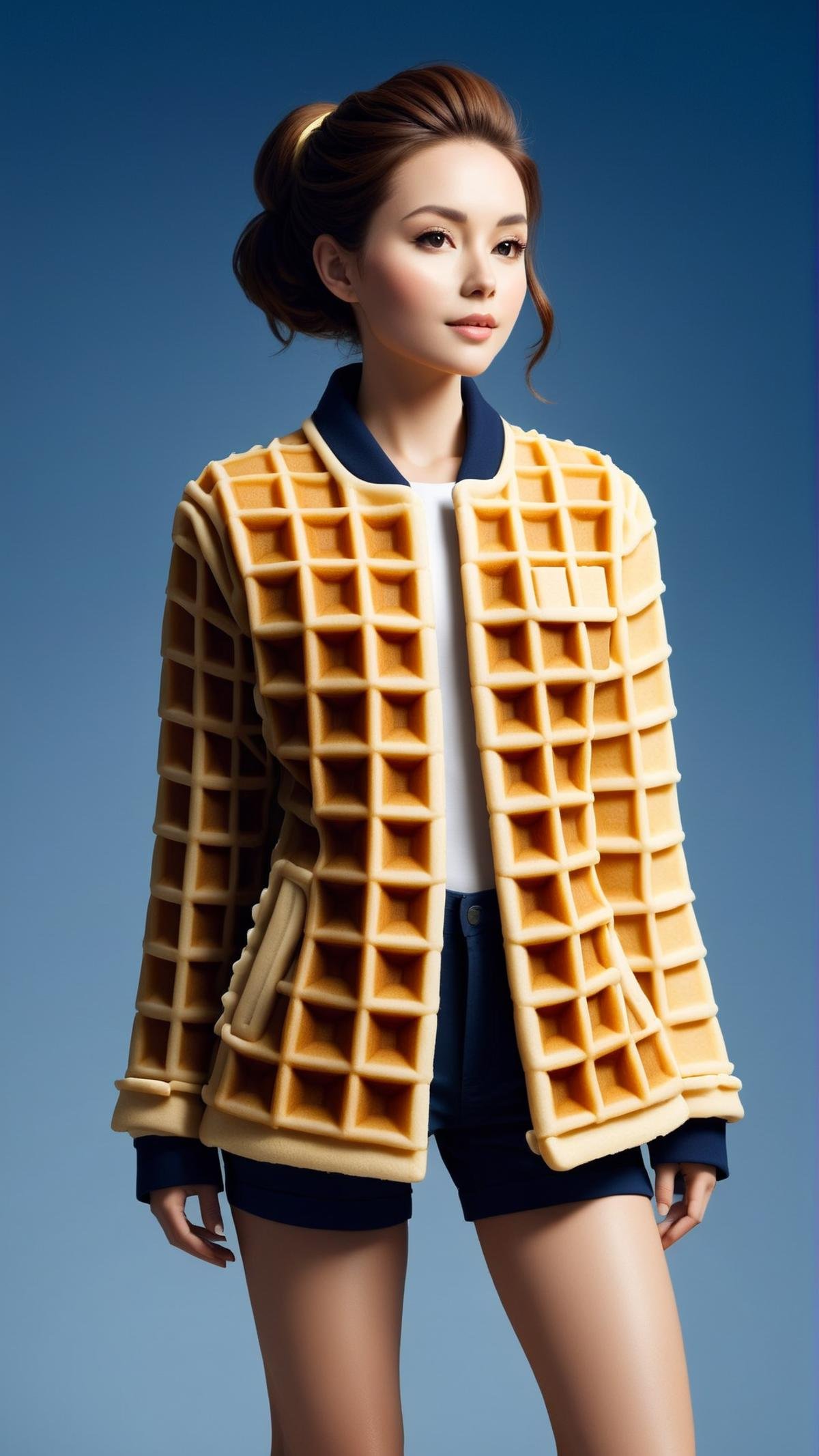 WaffleStyle jacket,  made out of waffles by mnemic on Tensor.Art