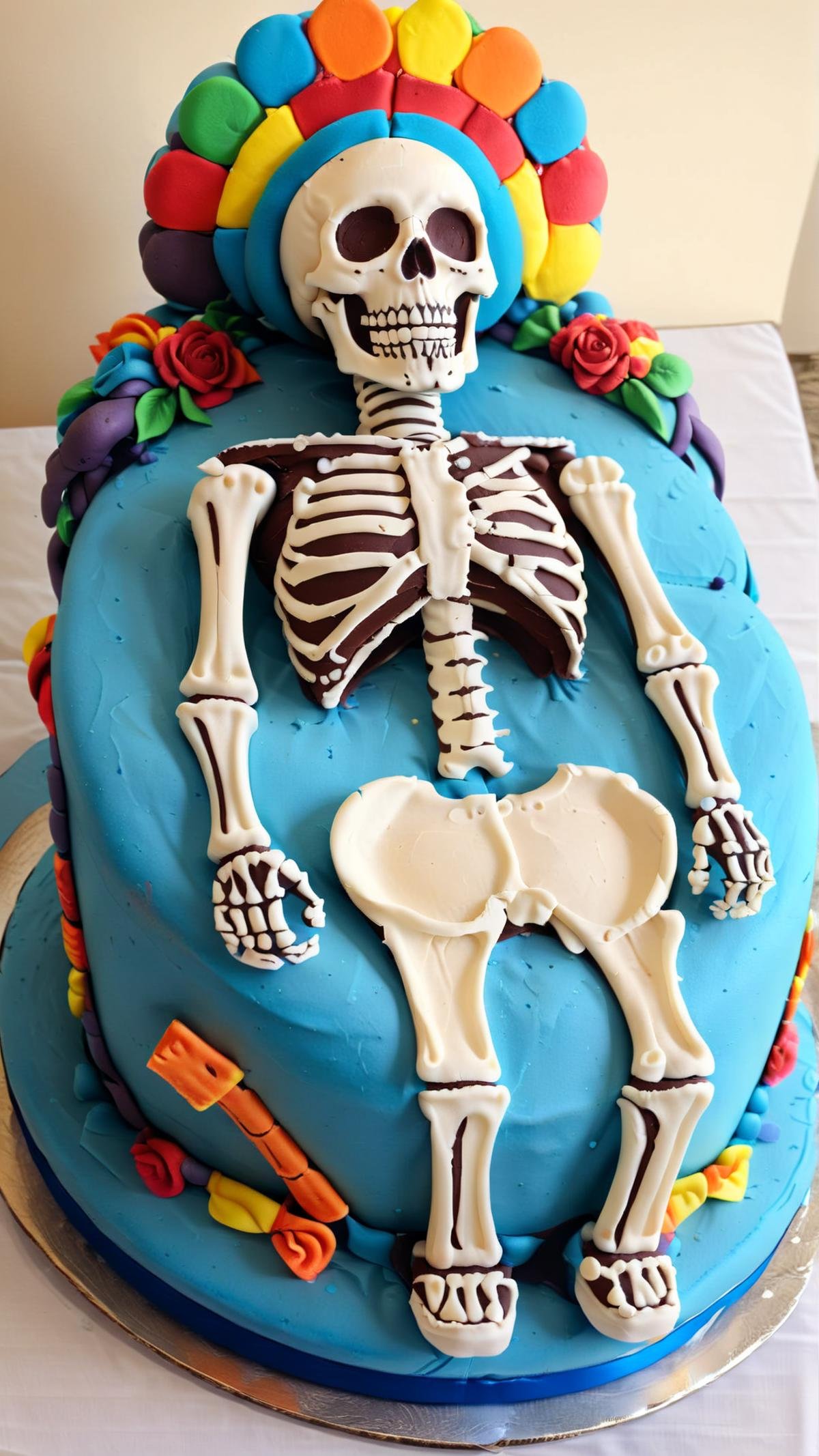 <lora:CakeStyleXL:1> CakeStyle skeleton, custom cake, birthday cake,