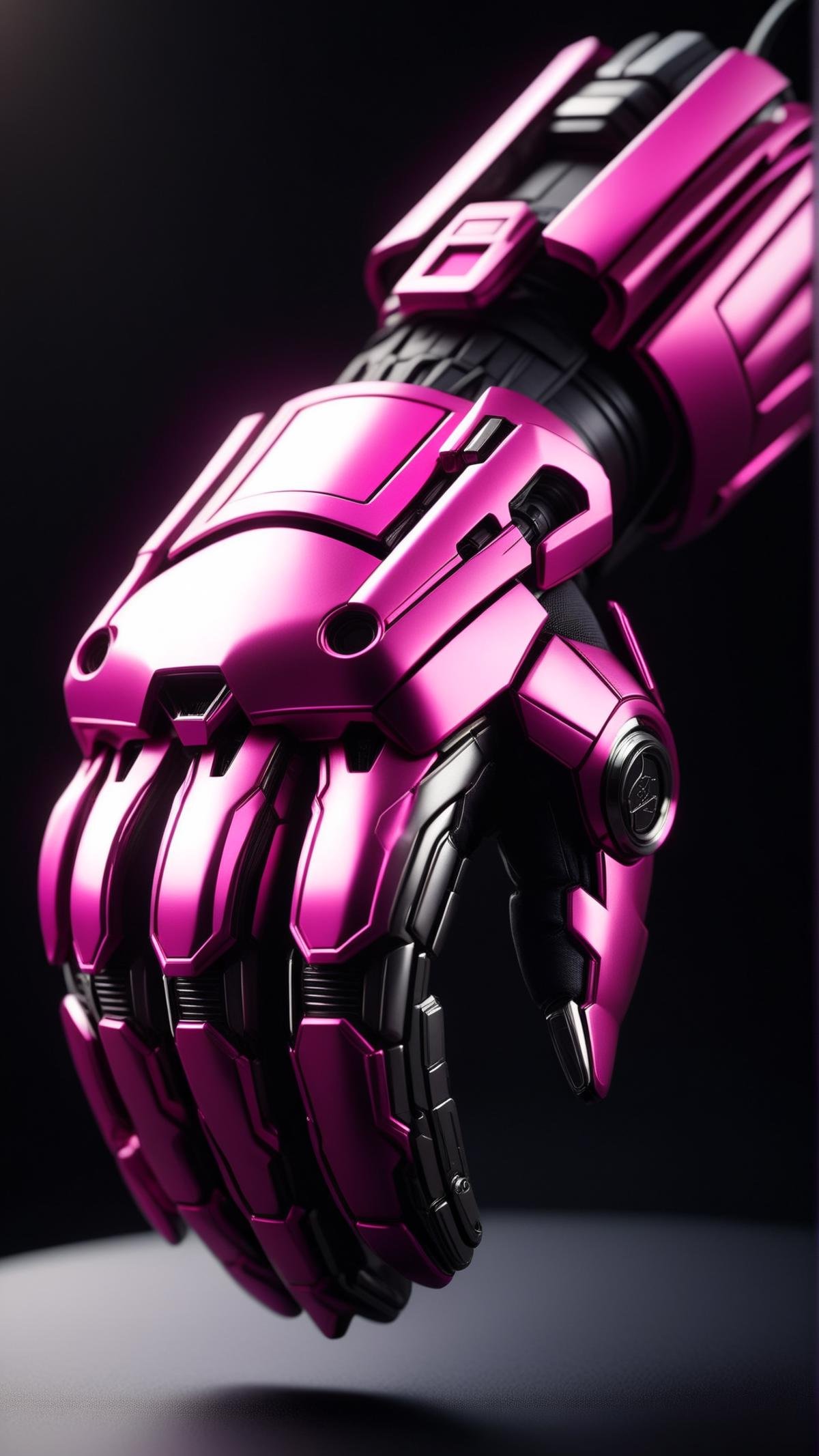 <lora:TransformersStyleXL:1>TransformersStyle Fuchsia Pink Glove, tech, sci-fi, technology, metallic, 24mm, (analog, cinematic, film grain:1.3), Bokeh DOF, (Masterpiece:1.3) (best quality:1.2) (high quality:1.1)