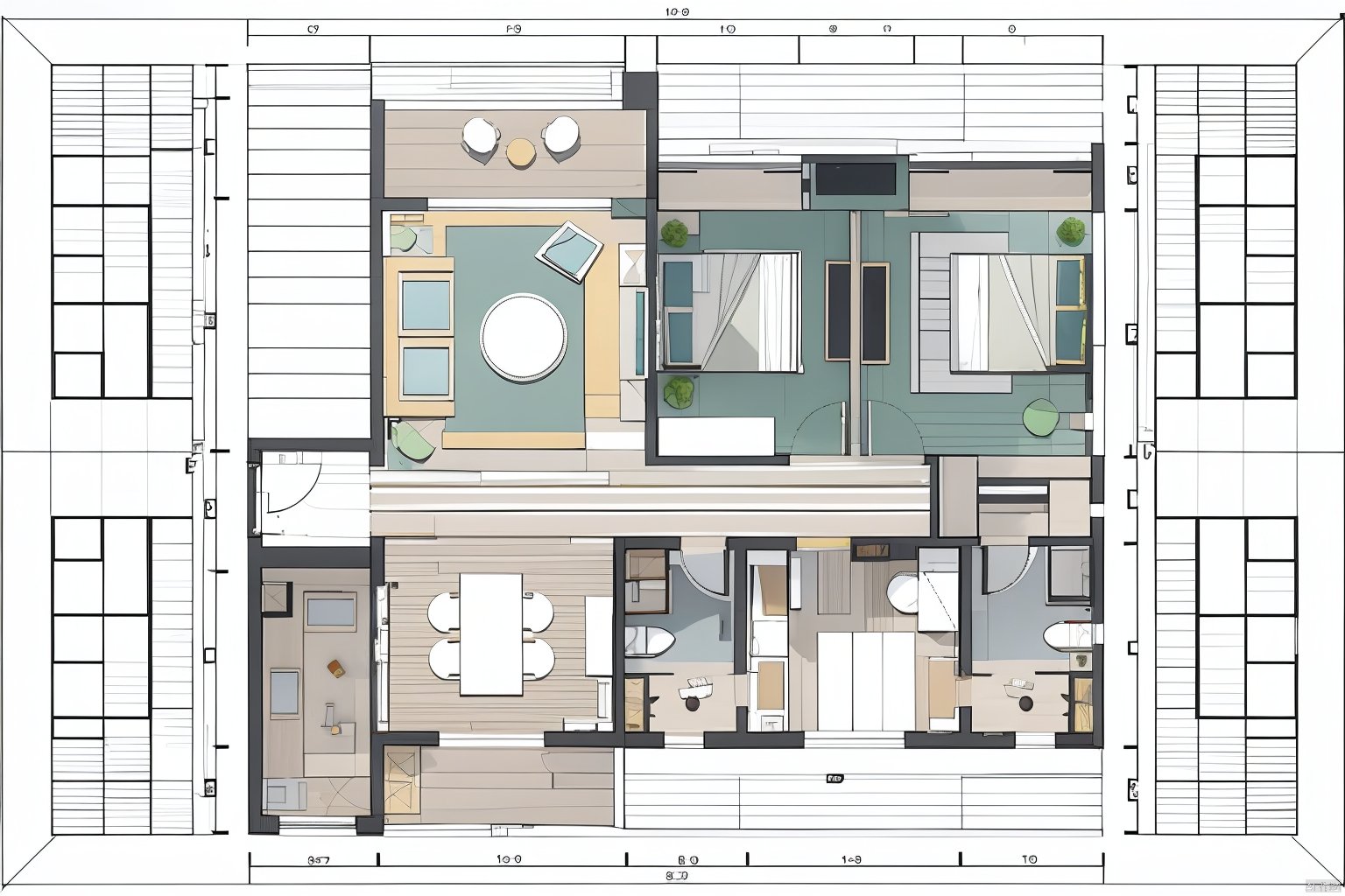 plan layout, plane layout diagram,