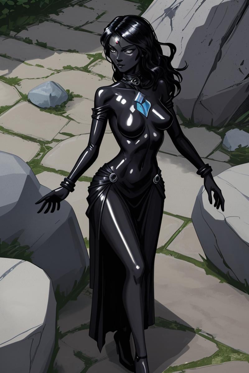 stone woman,  black shine by Dddokter on Tensor.Art