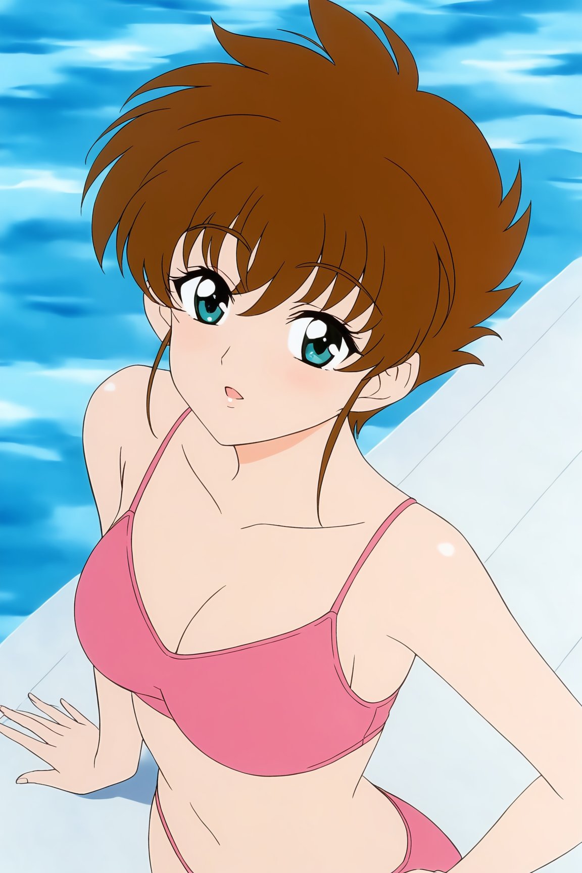 Haruka,  brown hair,  short hair by junkai wang on Tensor.Art