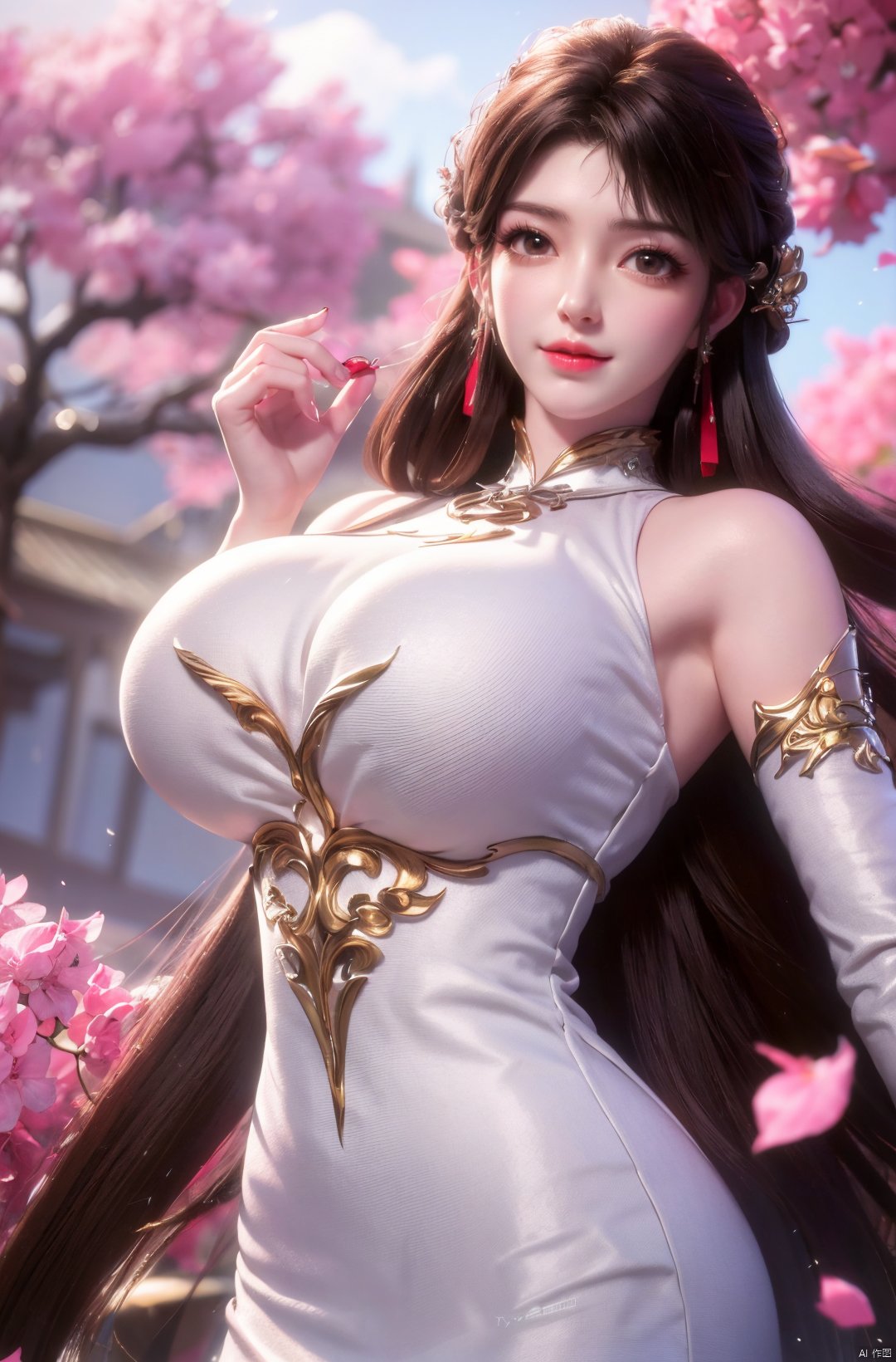  masterpiece,(best quality),cowboy shot,(good structure), dslr quality,depth of field,kind smile,looking_at_viewer,dynamic pose,xhuolinger,(big breasts:1.23),xtianqiong,xyunluo,x-hydrangea, ty-hd,girl