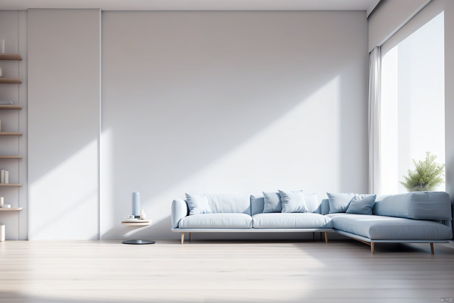 simple background,  window,  sofa by Sec银河 on Tensor.Art