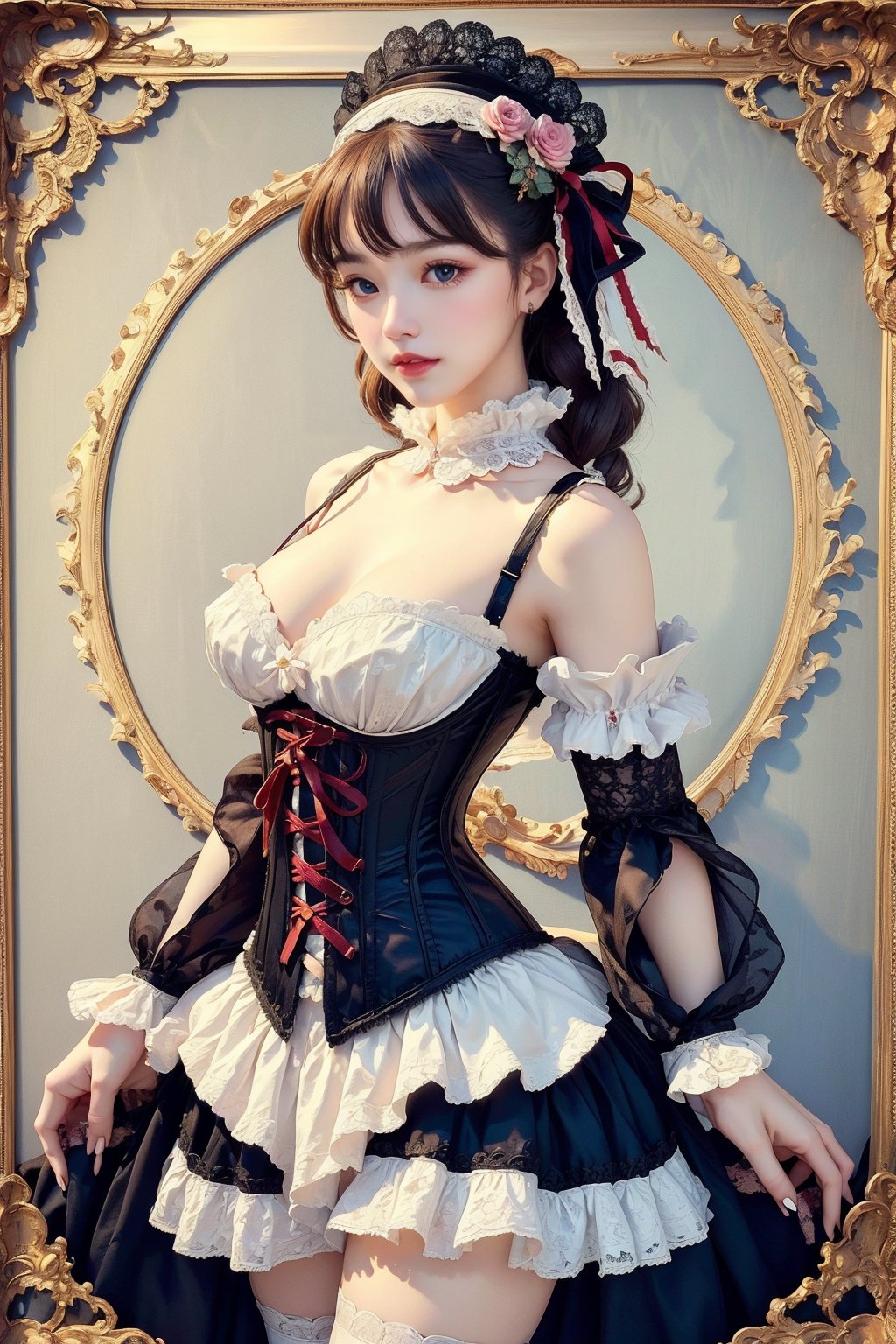 busty and sexy girl,  8k,  masterpiece by APOLLONYN on Tensor.Art