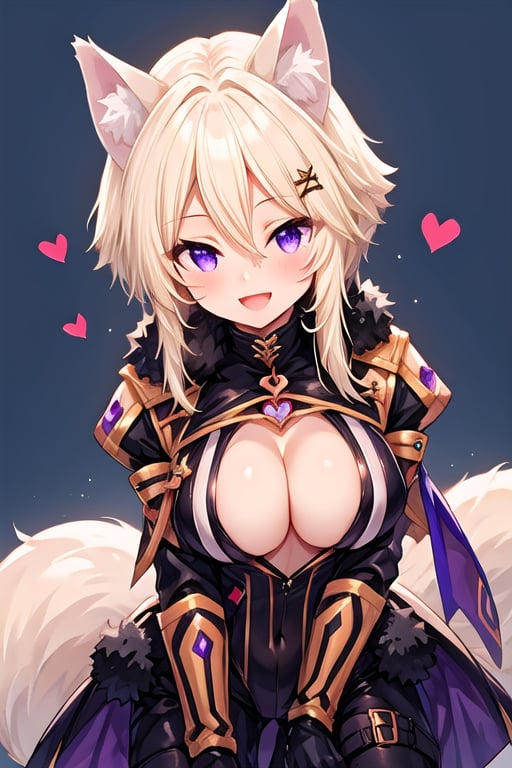 zeta,  animal ears,  purple eyes by Oliver DR on Tensor.Art