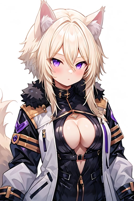 zeta,  animal ears,  purple eyes by Oliver DR on Tensor.Art