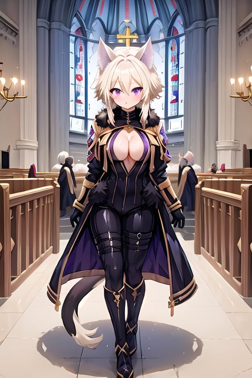 zeta,  animal ears,  purple eyes by Oliver DR on Tensor.Art