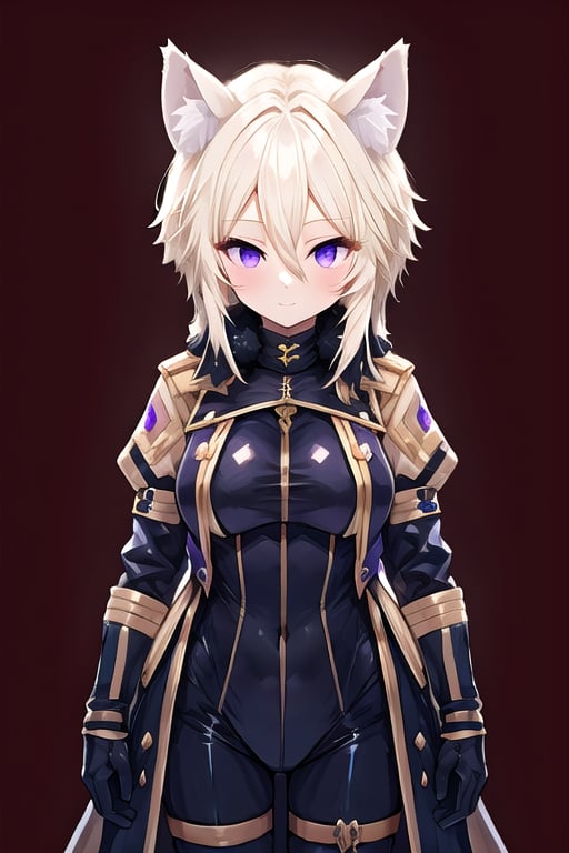 zeta,  animal ears,  purple eyes by Oliver DR on Tensor.Art
