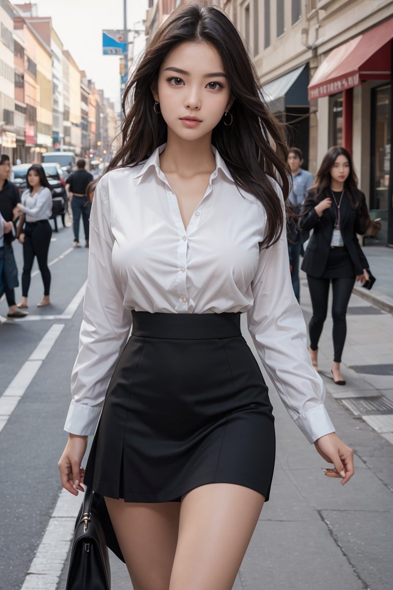 1girl,  female employee,  office lady by Saeba-Ryo on Tensor.Art