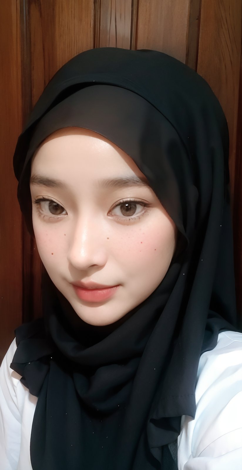 1 girl, black colour hijab ,N154B