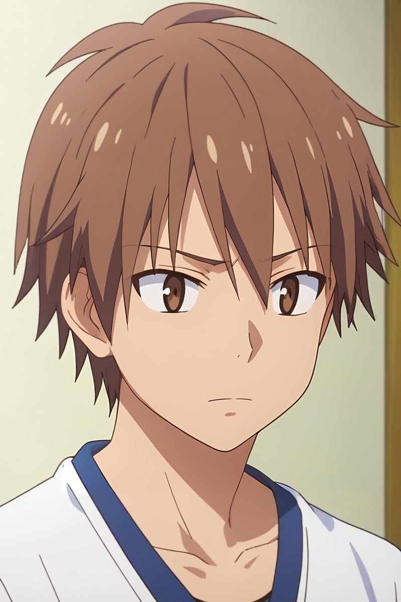 score_9, score_8_up, score_7_up, , rating_safe, , anime screencap, anime coloring, , , , 1boy, solo, male focus, <lora:sorata_kanda_pony:0.86>, sorata_kanda, brown hair, brown eyes, short hair, , , <lora:sdxl_lightning_8step_lora:1>