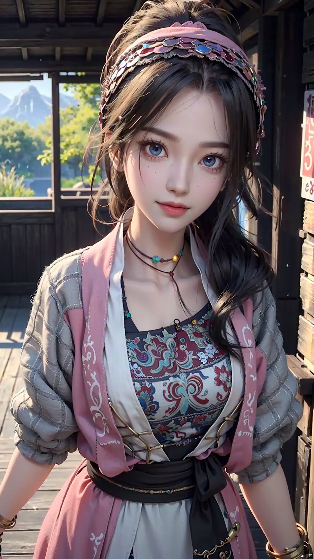1girl,  solo,  jewelry by Tim_Yi on Tensor.Art
