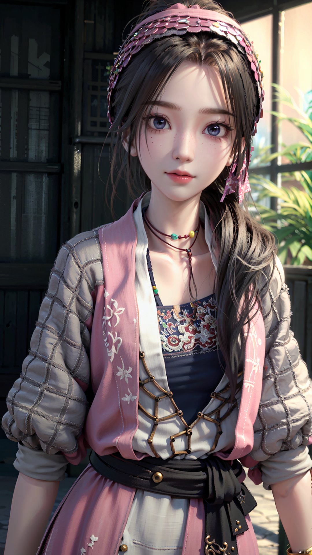 1girl,  solo,  jewelry by Tim_Yi on Tensor.Art