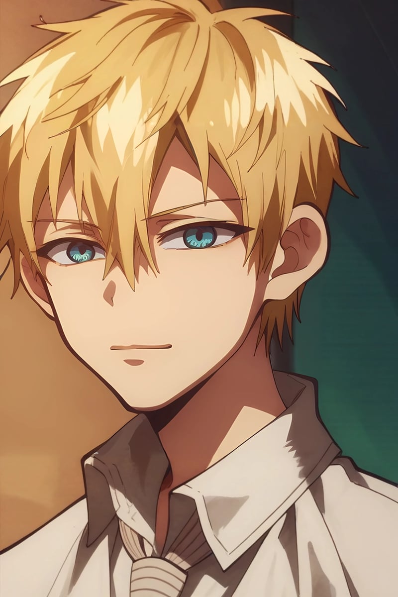 score_9, score_8_up, score_7_up, source_anime, rating_safe, intricate details, (photorealistic:0.6), looking at viewer, , 1boy, solo, male focus, <lora:teru_minamoto_pony:0.98>, teru_minamoto, blonde hair, blue eyes, short hair, bangs, hair between eyes, , , <lora:sdxl_lightning_8step_lora:1>