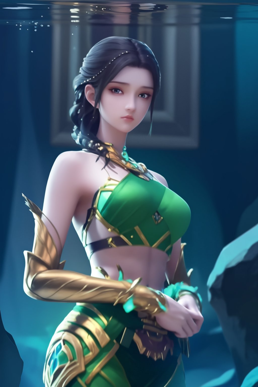 1girl,  solo,  masterpiece by TSWSLBBGRZJBB on Tensor.Art