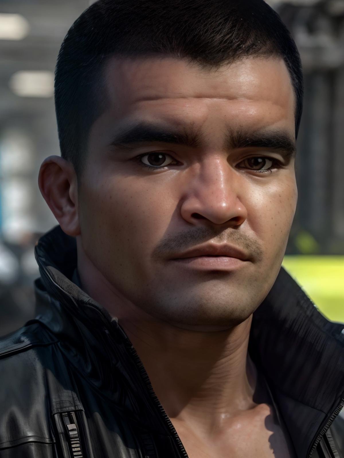 ultra realistic, unreal engine 5, anatomically correct, detailed eyes, detailed face, solo, black eyes, thick eyebrows, rungrawee, open jacket, <lora:Add More Details:0.8><lora:Rungrawee Banchamek H:1>