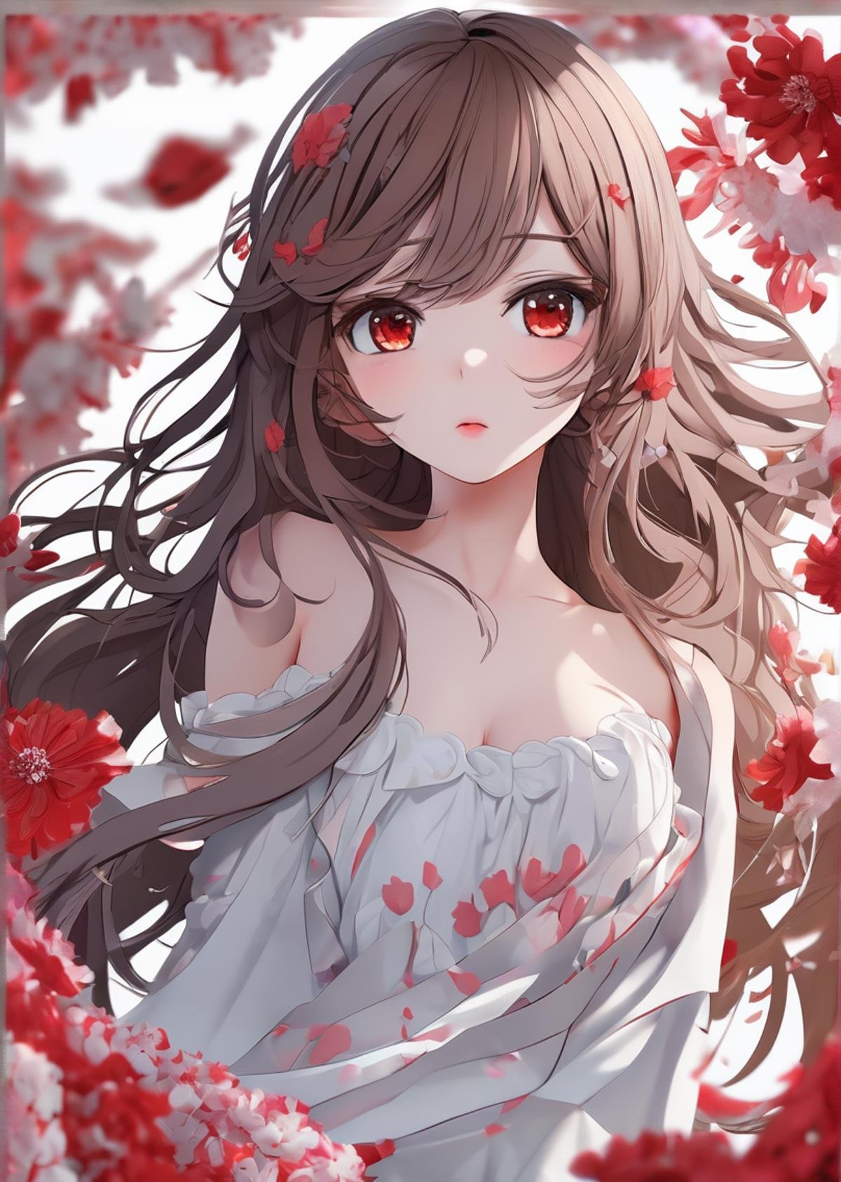 long hair, beautiful detailed eyes, beautiful detailed hair, petals,(((flowing))), (((((full body))))),1girl,((paper-cut)),red,(beautiful detailed eyes),floating_hai <lora:neg4all_bdsqlsz_xl_V7:1>