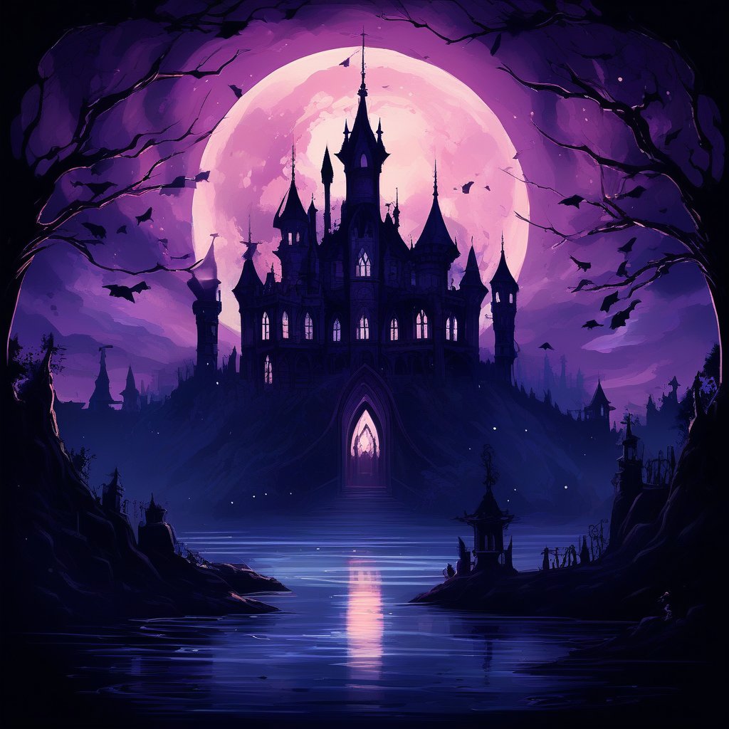 RPG_Background, A castle at midnight, tenebrae vibes