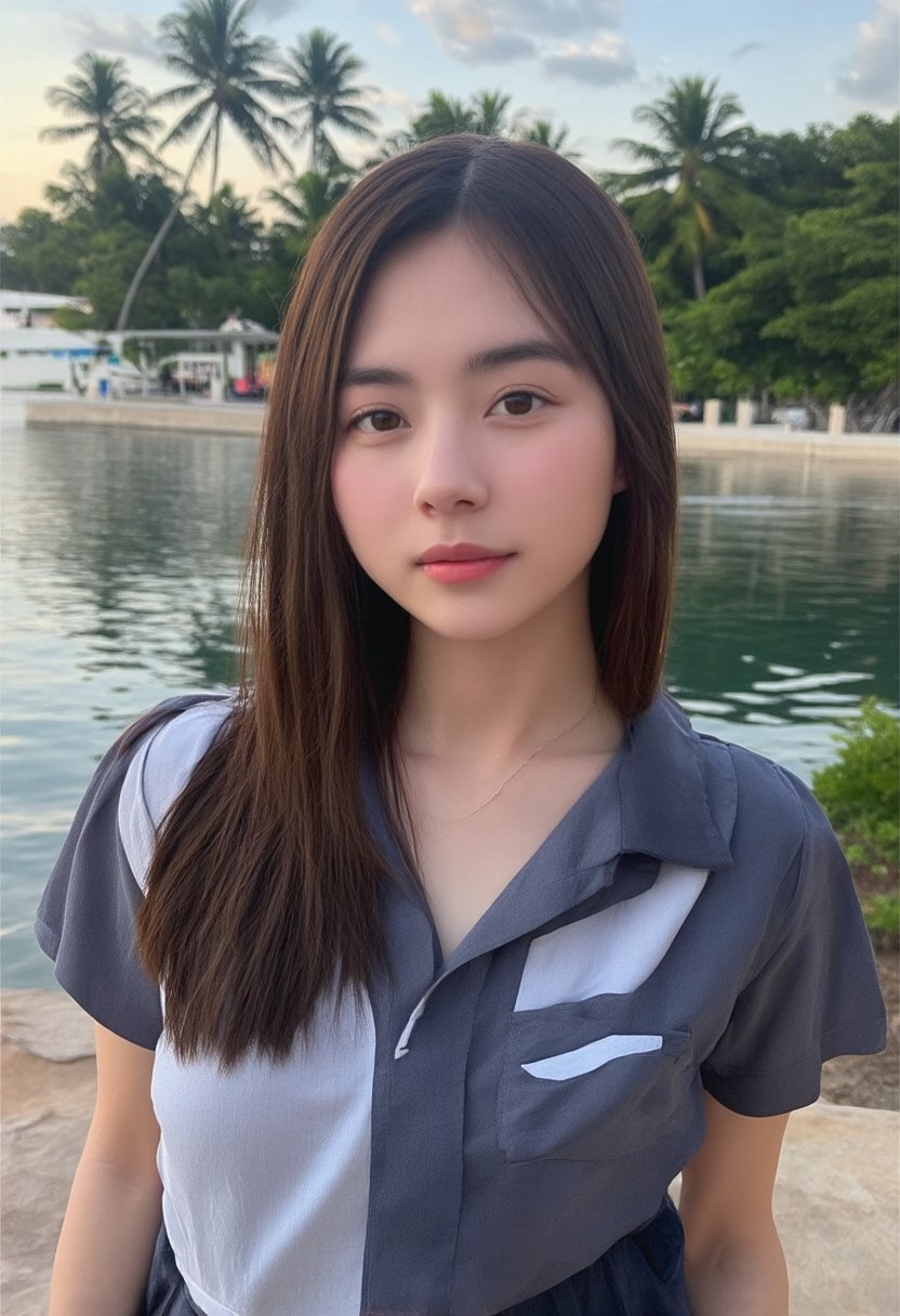 HDR,UHD,8K,Highly detailed,best quality,masterpiece,masterpiece,best quality,realistic,
1girl,summer shirt,
white skin,
Studio lighting,(EOS R8,50mm,F1.2,8K,RAW photo,frontlight,(((masterpiece))), ((the best quality, super fine illustrations,)), ((very delicate light)), ((fine lighting,very fine 8KCG wallpapers)),,