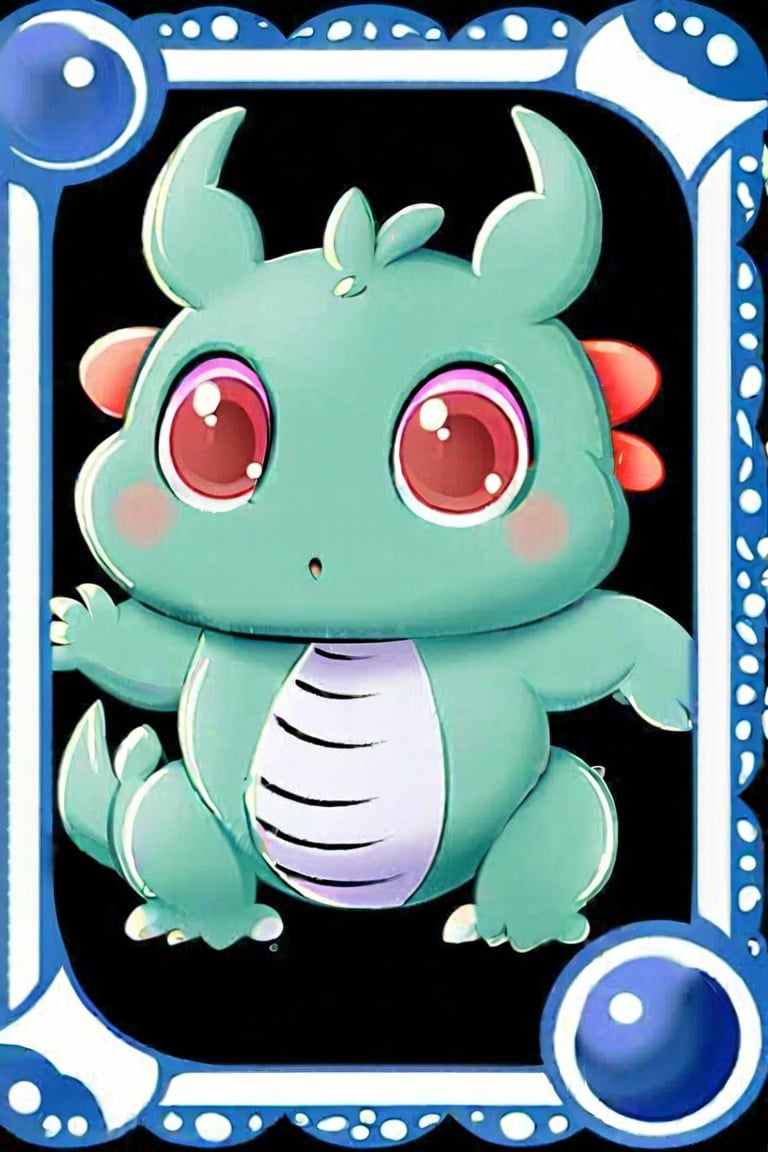 card game, monster cute, borders