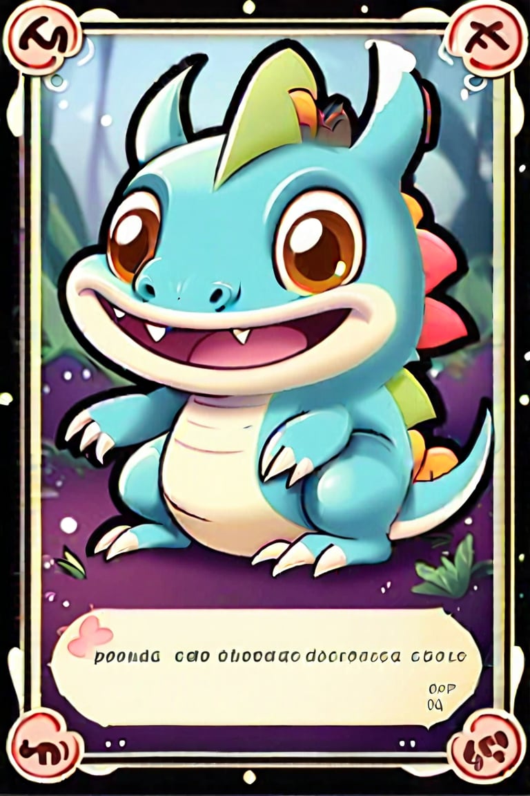 card game, monster cute, borders