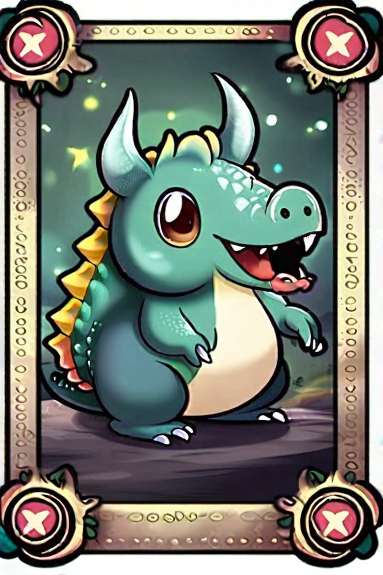 card game, monster cute, borders